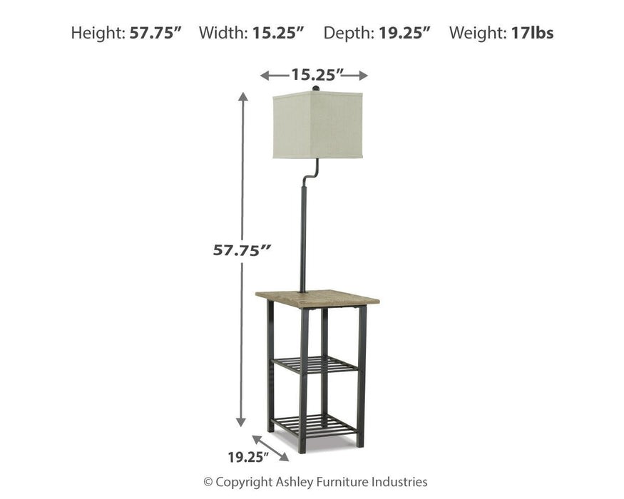 Shianne Metal Tray Lamp (1/CN) - alternate view 3