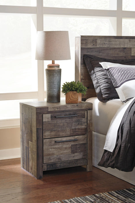 Derekson Two Drawer Night Stand - alternate view 3