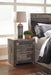 Derekson Two Drawer Night Stand - alternate view 3