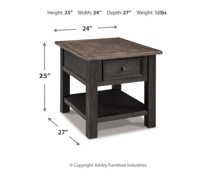 Tyler Creek Rectangular End Table - alternate view 10