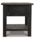 Tyler Creek Rectangular End Table - alternate view 3