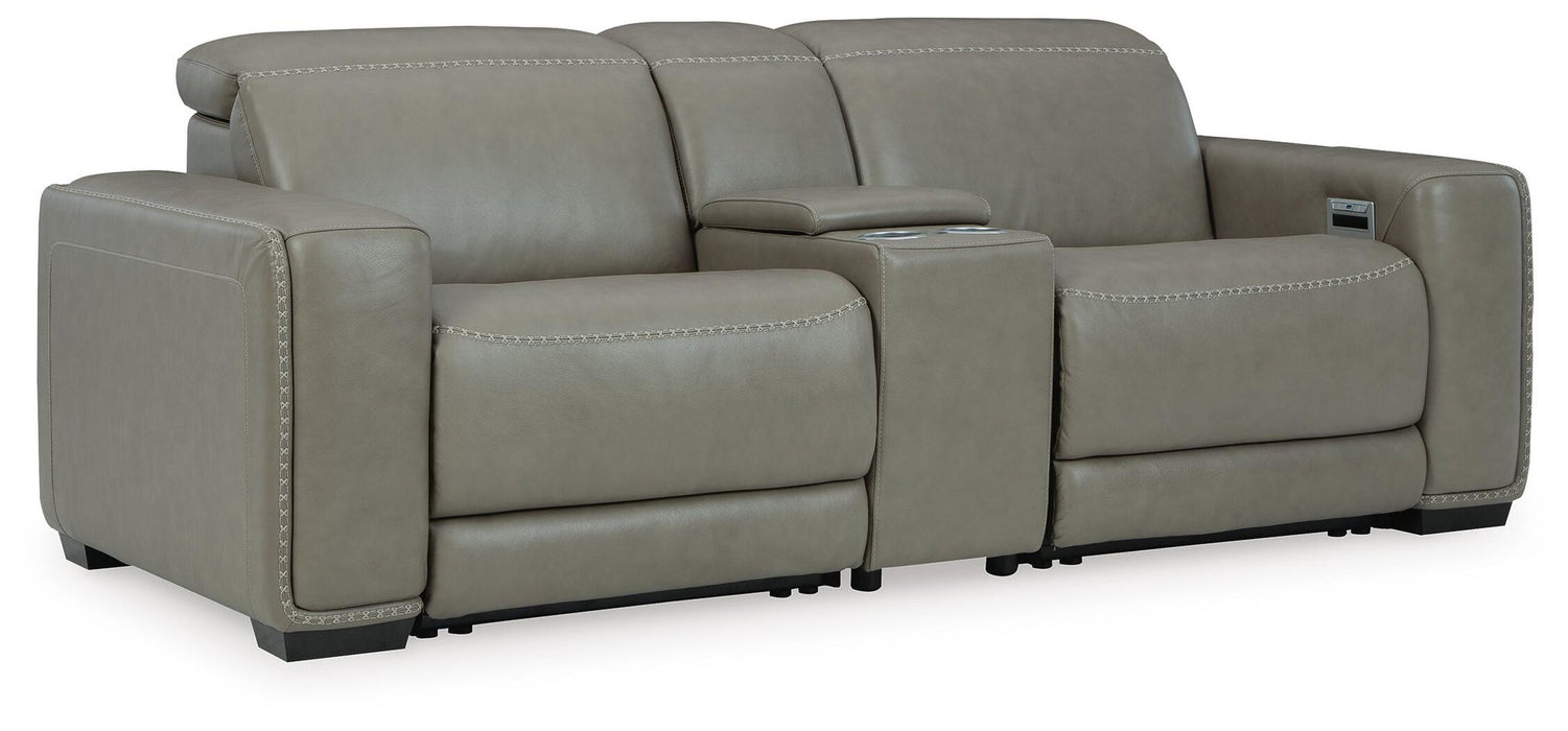 Correze 3-Piece Power Reclining Sectional Loveseat - alternate view 2