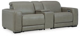 Correze 3-Piece Power Reclining Sectional Loveseat - alternate view 2