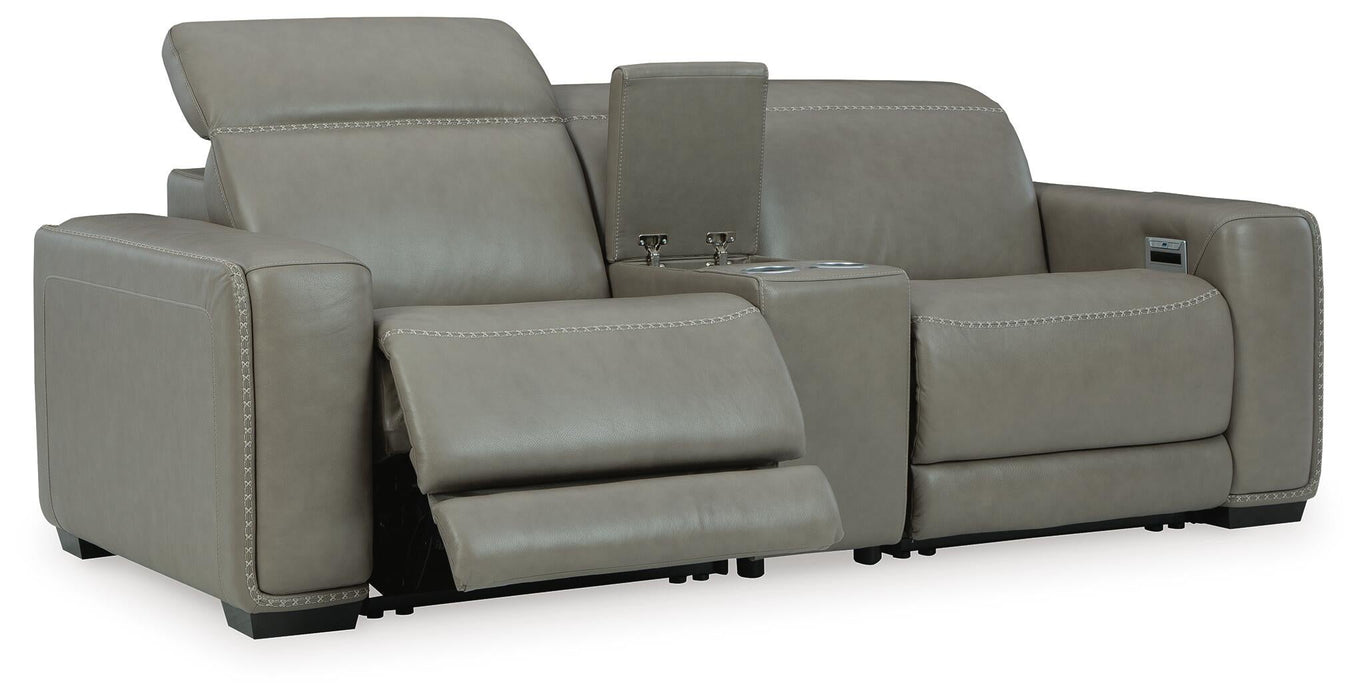 Correze 3-Piece Power Reclining Sectional Loveseat - alternate view 5