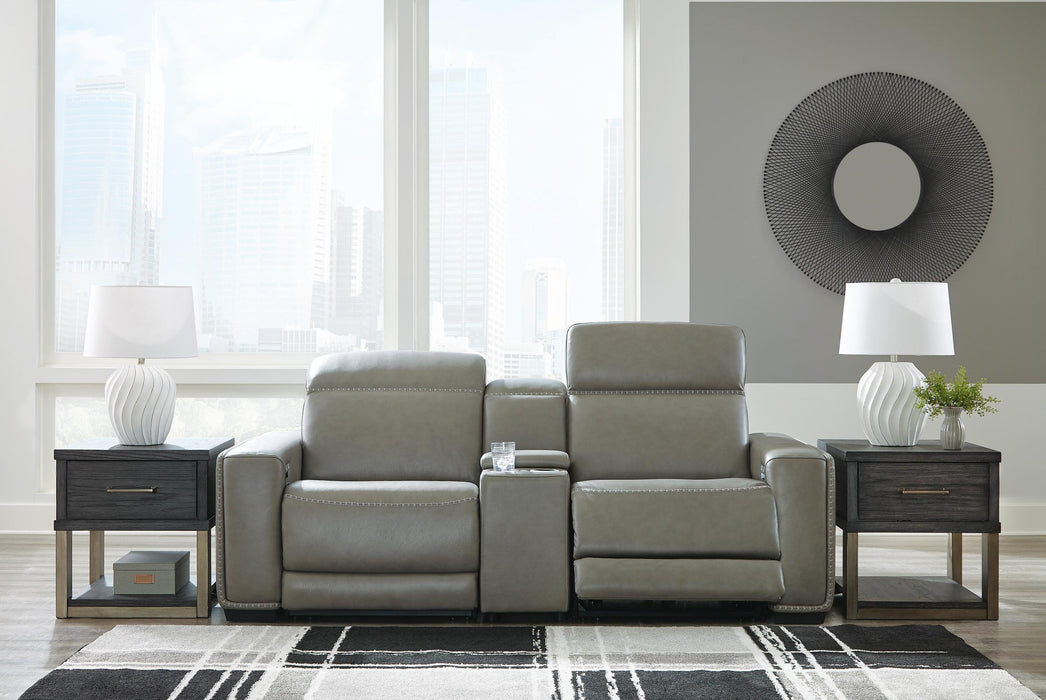 Correze 3-Piece Power Reclining Sectional Loveseat - alternate view 7
