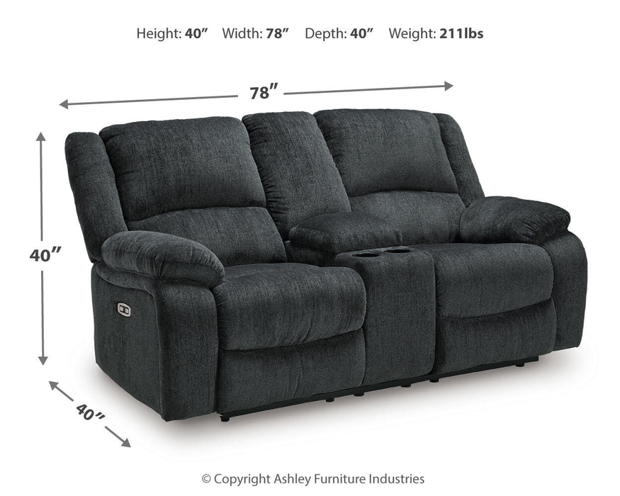 Draycoll DBL REC PWR Loveseat w/Console - alternate view 6