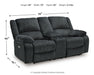Draycoll DBL REC PWR Loveseat w/Console - alternate view 6
