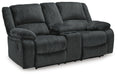 Draycoll DBL Rec Loveseat w/Console - alternate view 4