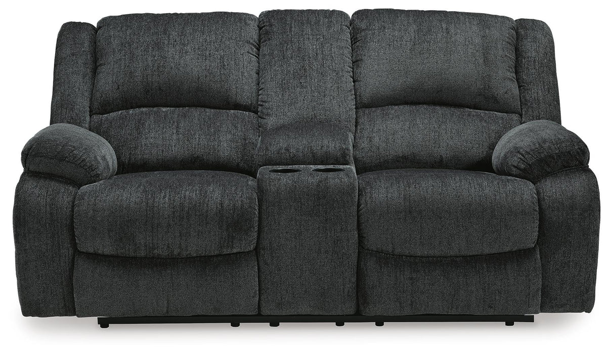 Draycoll DBL Rec Loveseat w/Console - alternate view 2