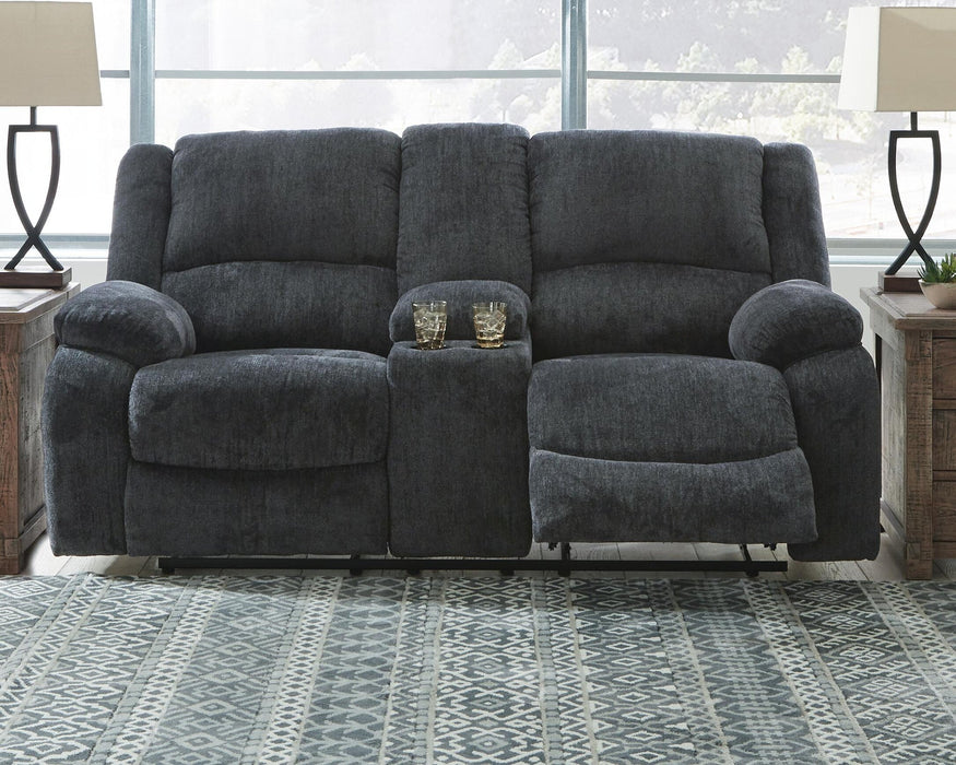Draycoll DBL Rec Loveseat w/Console - alternate view 3