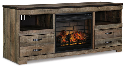 Trinell 63" TV Stand with Electric Fireplace - alternate view 2
