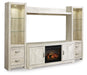 Bellaby 4-Piece Entertainment Center with Electric Fireplace - alternate view 2
