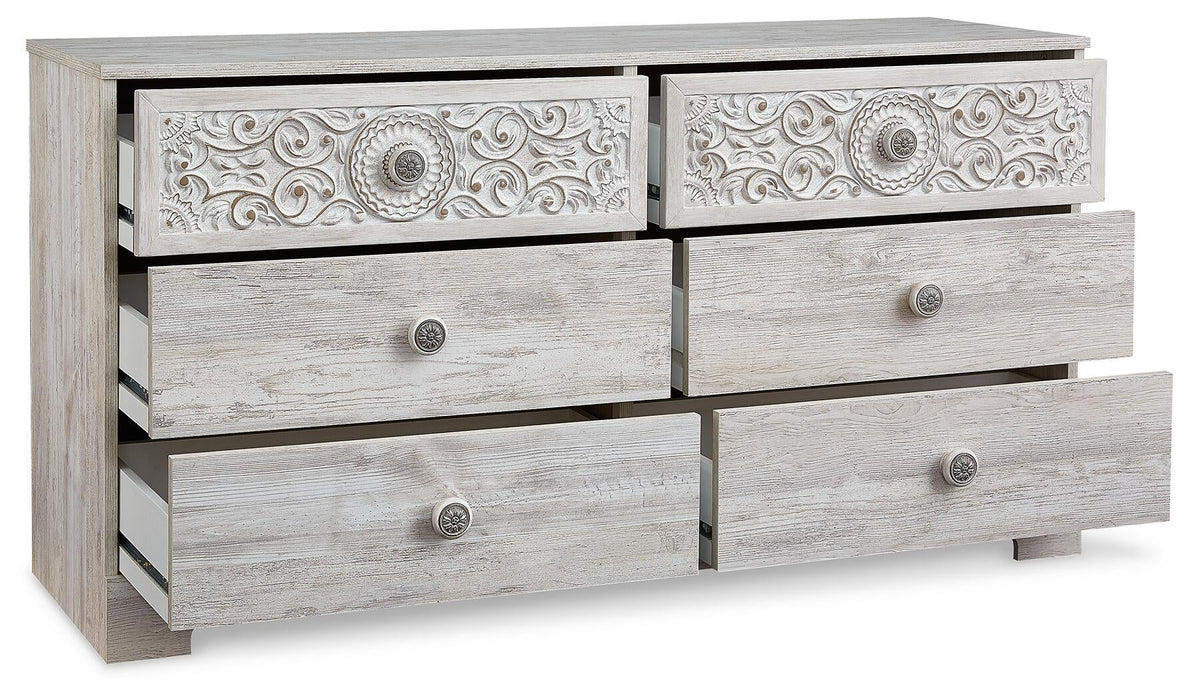 Paxberry Six Drawer Dresser - alternate view 4
