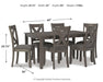 Caitbrook RECT DRM Table Set (7/CN) - alternate view 8