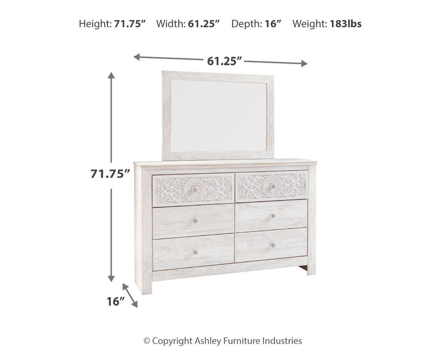 Paxberry Dresser and Mirror - alternate view 4