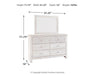 Paxberry Dresser and Mirror - alternate view 4