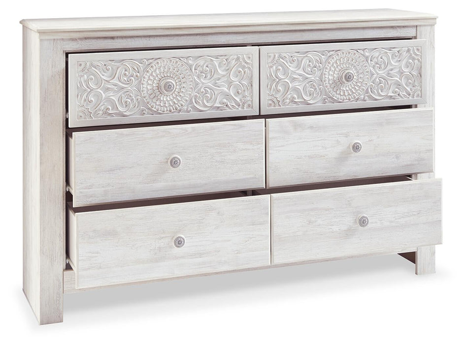 Paxberry Six Drawer Dresser - alternate view 4