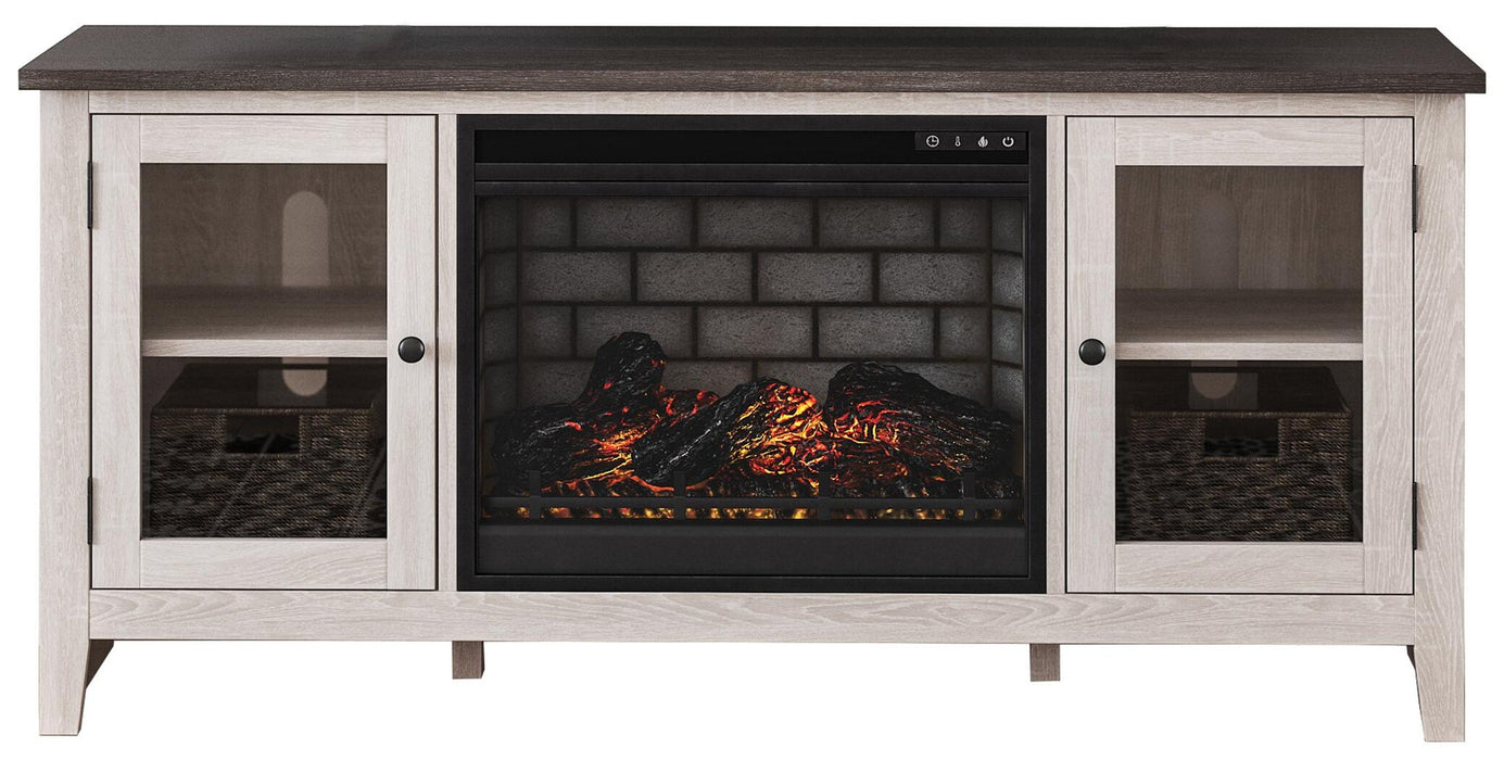 Dorrinson 60" TV Stand with Electric Fireplace - alternate view 2
