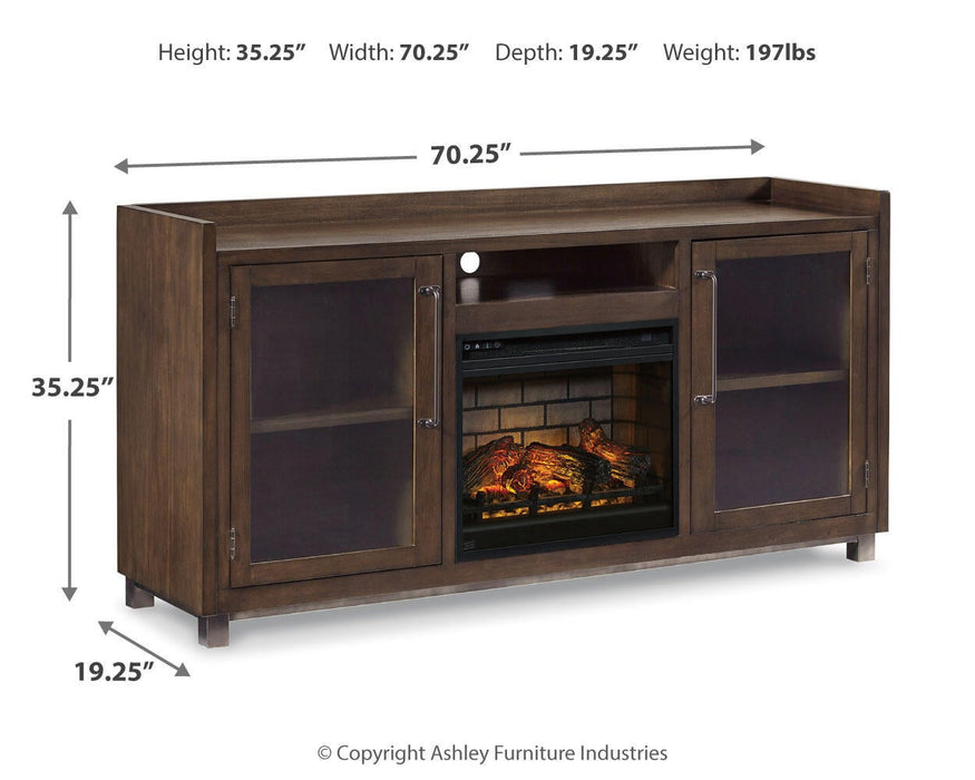 Starmore 70" TV Stand with Electric Fireplace - alternate view 8