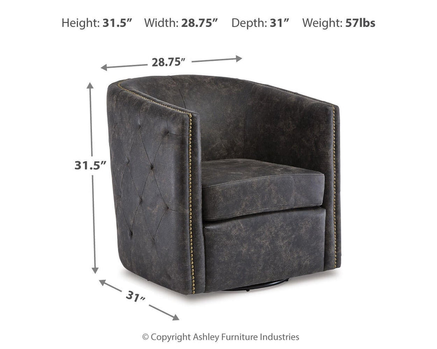 Brentlow Swivel Accent Chair - alternate view 5