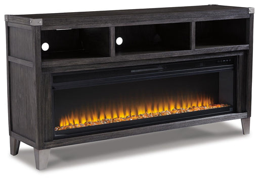 Todoe 65" TV Stand with Electric Fireplace - alternate view 2