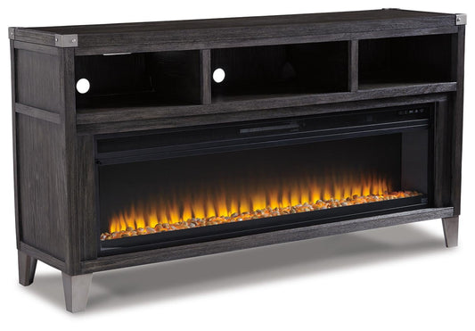 Todoe 65" TV Stand with Electric Fireplace - alternate view 2