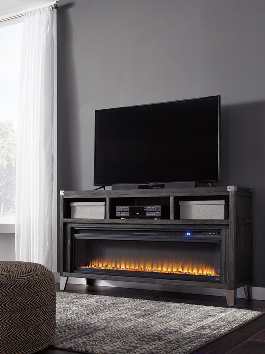 Todoe 65" TV Stand with Electric Fireplace - alternate view 3