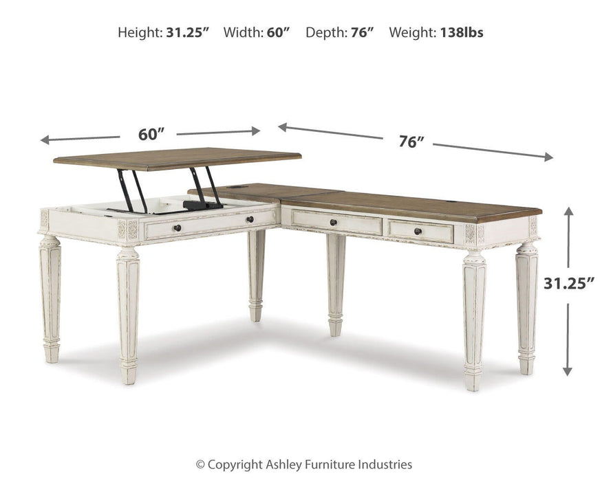 Realyn 2-Piece Home Office Desk - alternate view 11