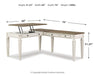 Realyn 2-Piece Home Office Desk - alternate view 11