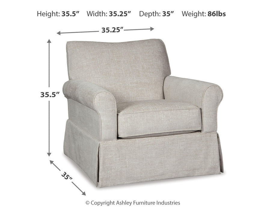 Searcy Swivel Glider Accent Chair - alternate view 7