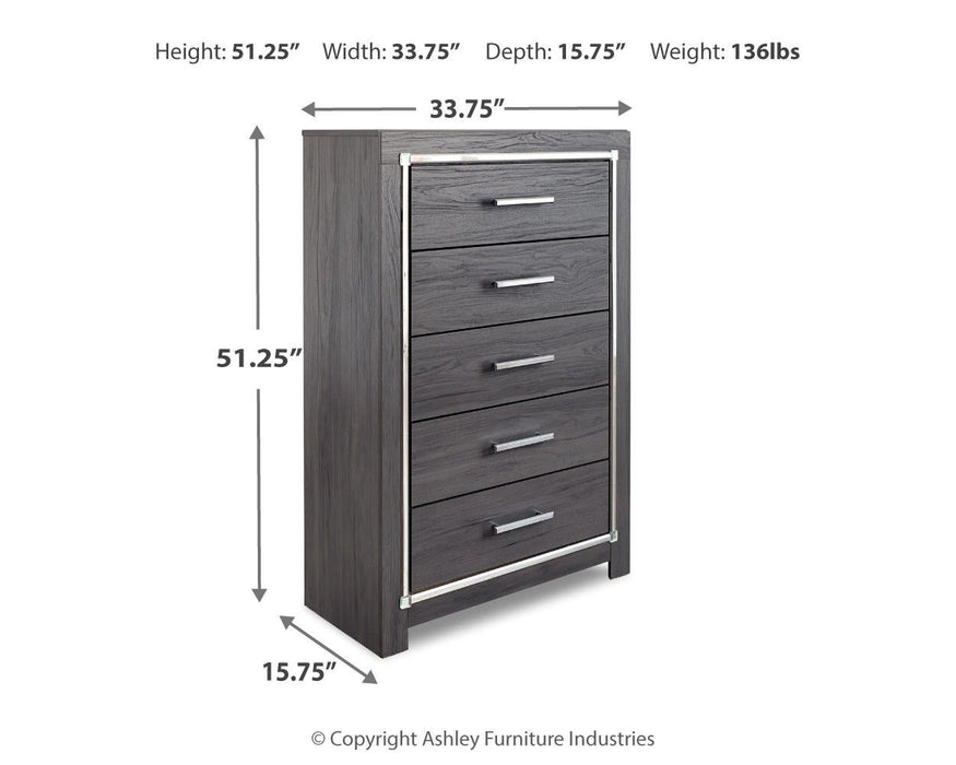 Lodanna Five Drawer Chest - alternate view 4