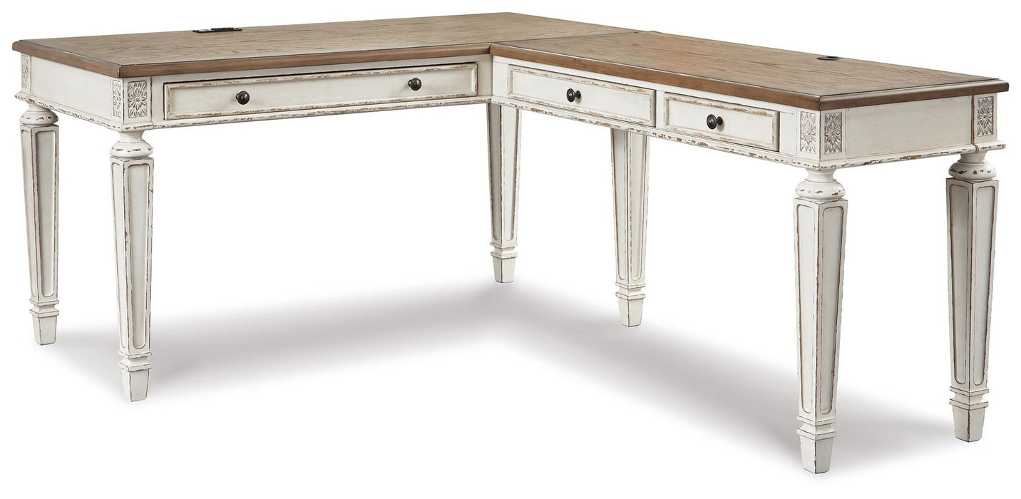 Realyn 2-Piece Home Office Desk - alternate view 2