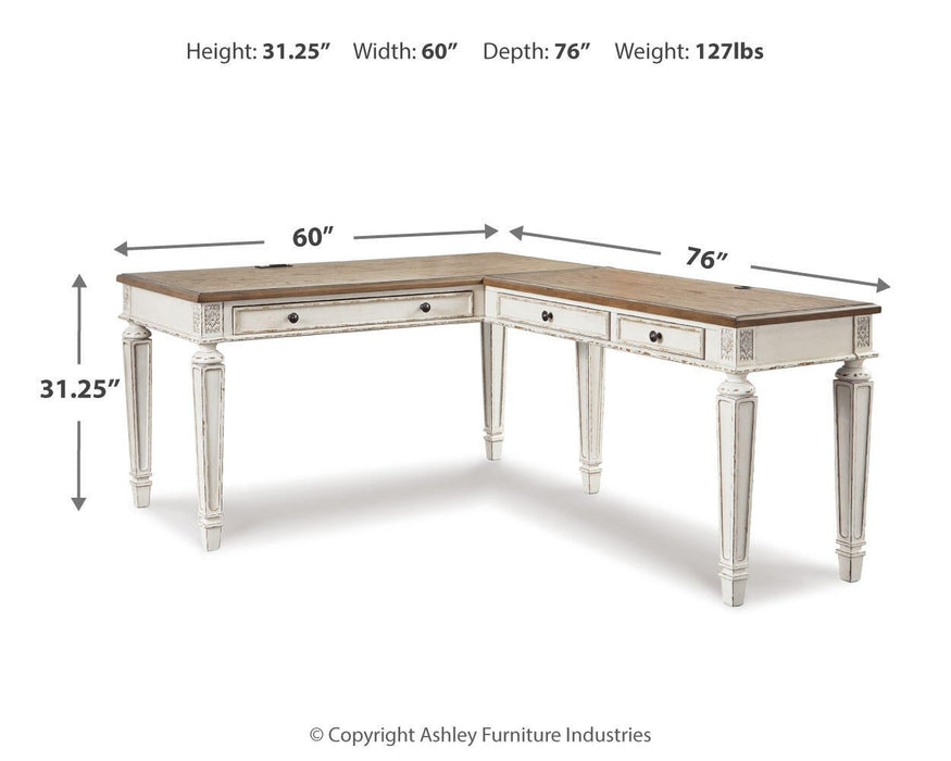 Realyn 2-Piece Home Office Desk - alternate view 14