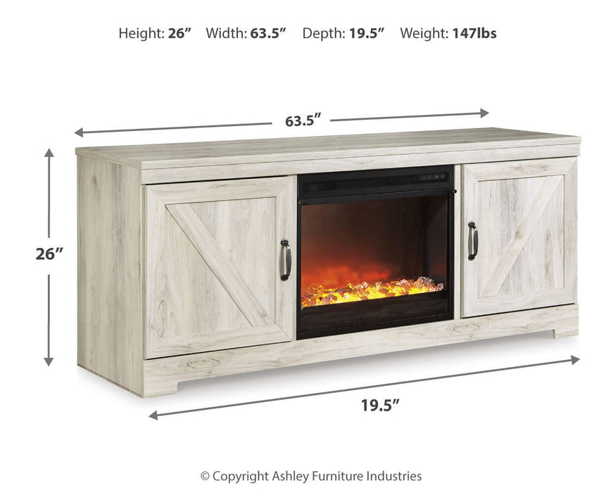 Bellaby 63" TV Stand with Fireplace - alternate view 4