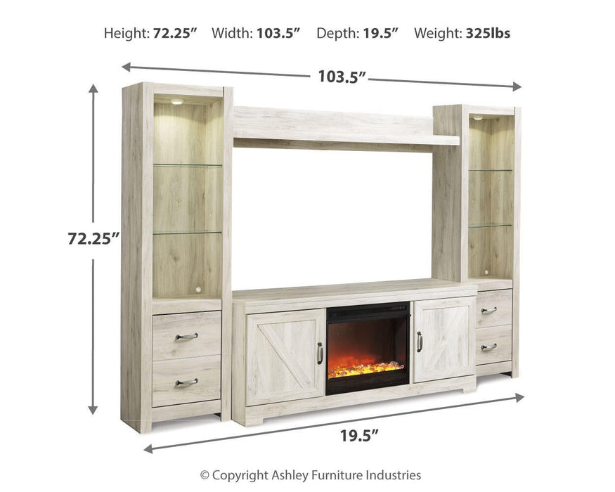 Bellaby 4-Piece Entertainment Center with Fireplace - alternate view 6