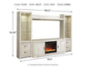Bellaby 4-Piece Entertainment Center with Fireplace - alternate view 6
