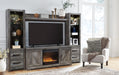 Wynnlow 4-Piece Entertainment Center with Electric Fireplace - alternate view 9