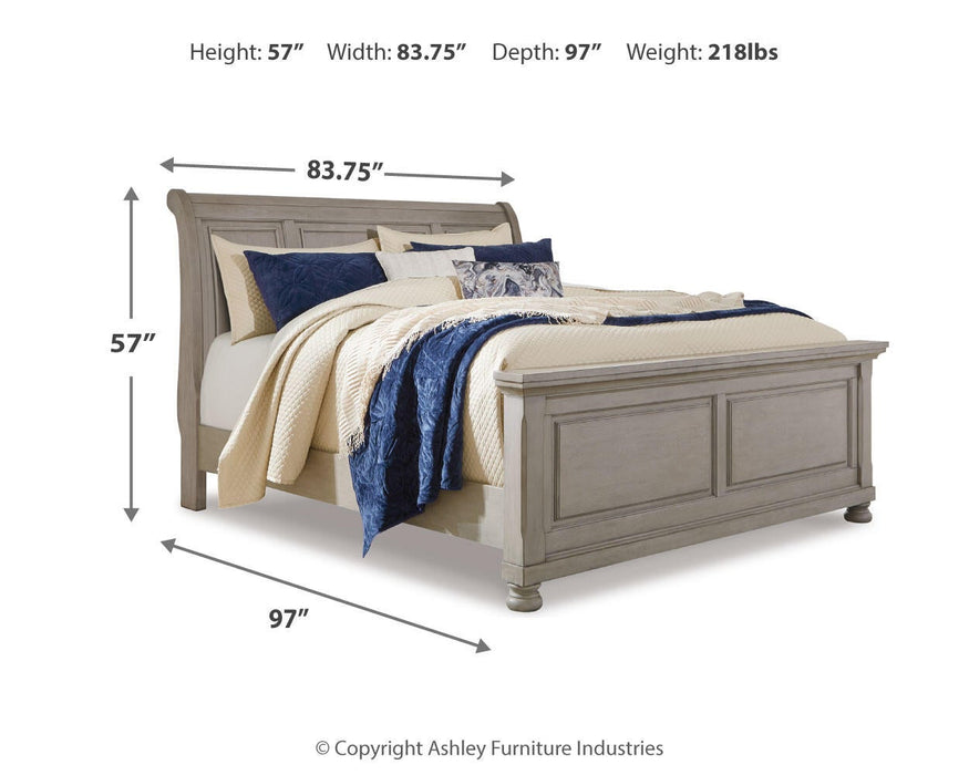 Lettner King Sleigh Bed - alternate view 4