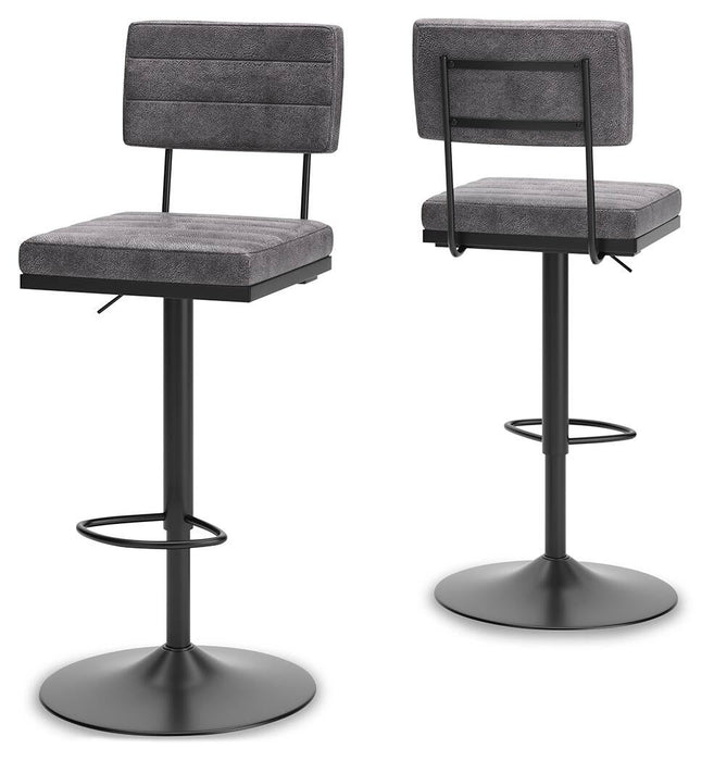 Strumford Tall Swivel Barstool (2/CN) - alternate view 2