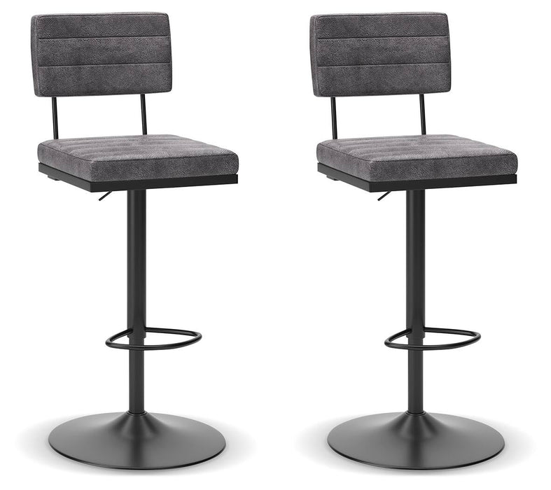 Strumford Tall Swivel Barstool (2/CN) - alternate view 3