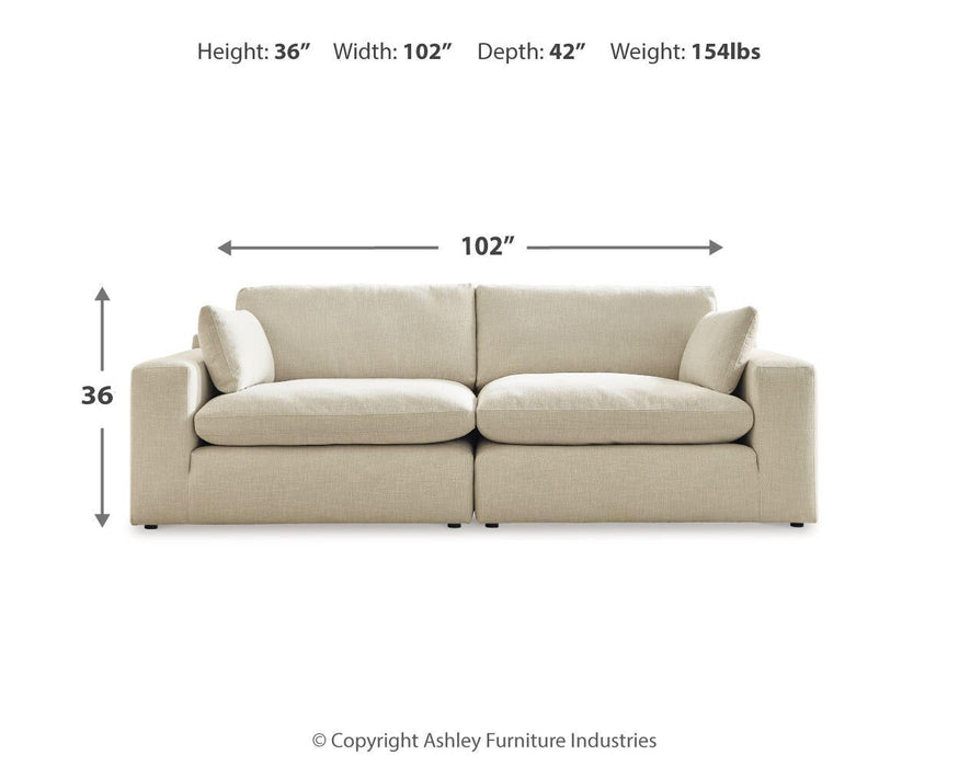 Elyza 2-Piece Sectional Loveseat - alternate view 3