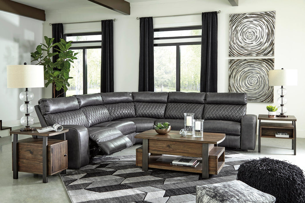 Samperstone 5-Piece Power Reclining Sectional - alternate view 5