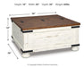 Wystfield Cocktail Table with Storage - alternate view 9