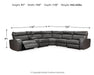 Samperstone 6-Piece Power Reclining Sectional - alternate view 8