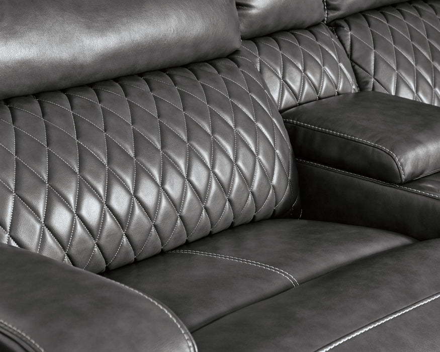 Samperstone 5-Piece Power Reclining Sectional - alternate view 4