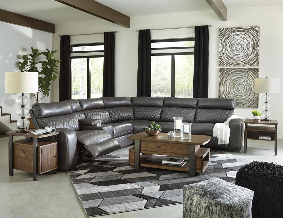 Samperstone 6-Piece Power Reclining Sectional - alternate view 6