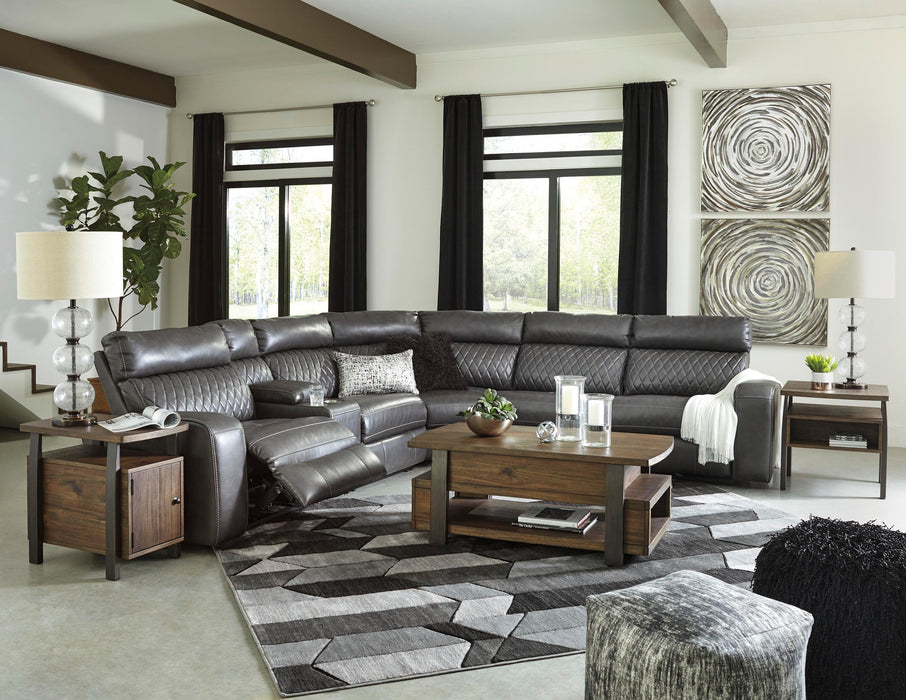 Samperstone 6-Piece Power Reclining Sectional - alternate view 7