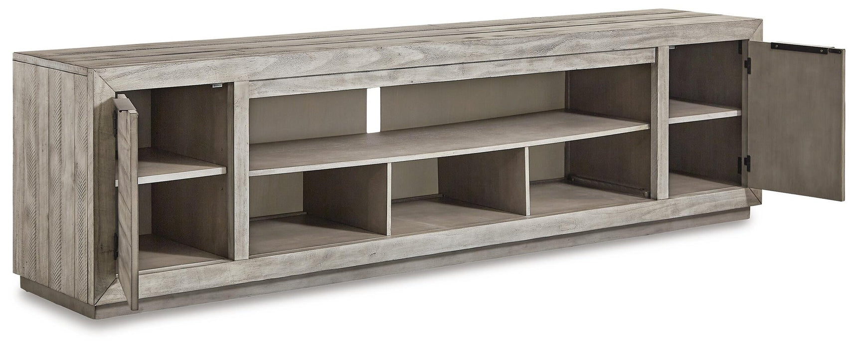 Naydell XL TV Stand w/Fireplace Option - alternate view 3