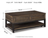 Johurst LIFT TOP COCKTAIL TABLE - alternate view 8