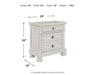 Robbinsdale Two Drawer Night Stand - alternate view 8